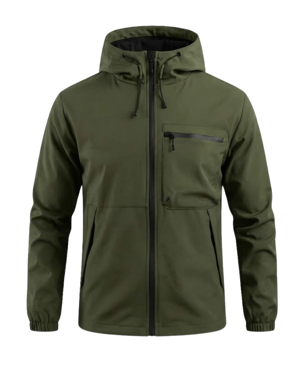 Chaqueta casual con capota