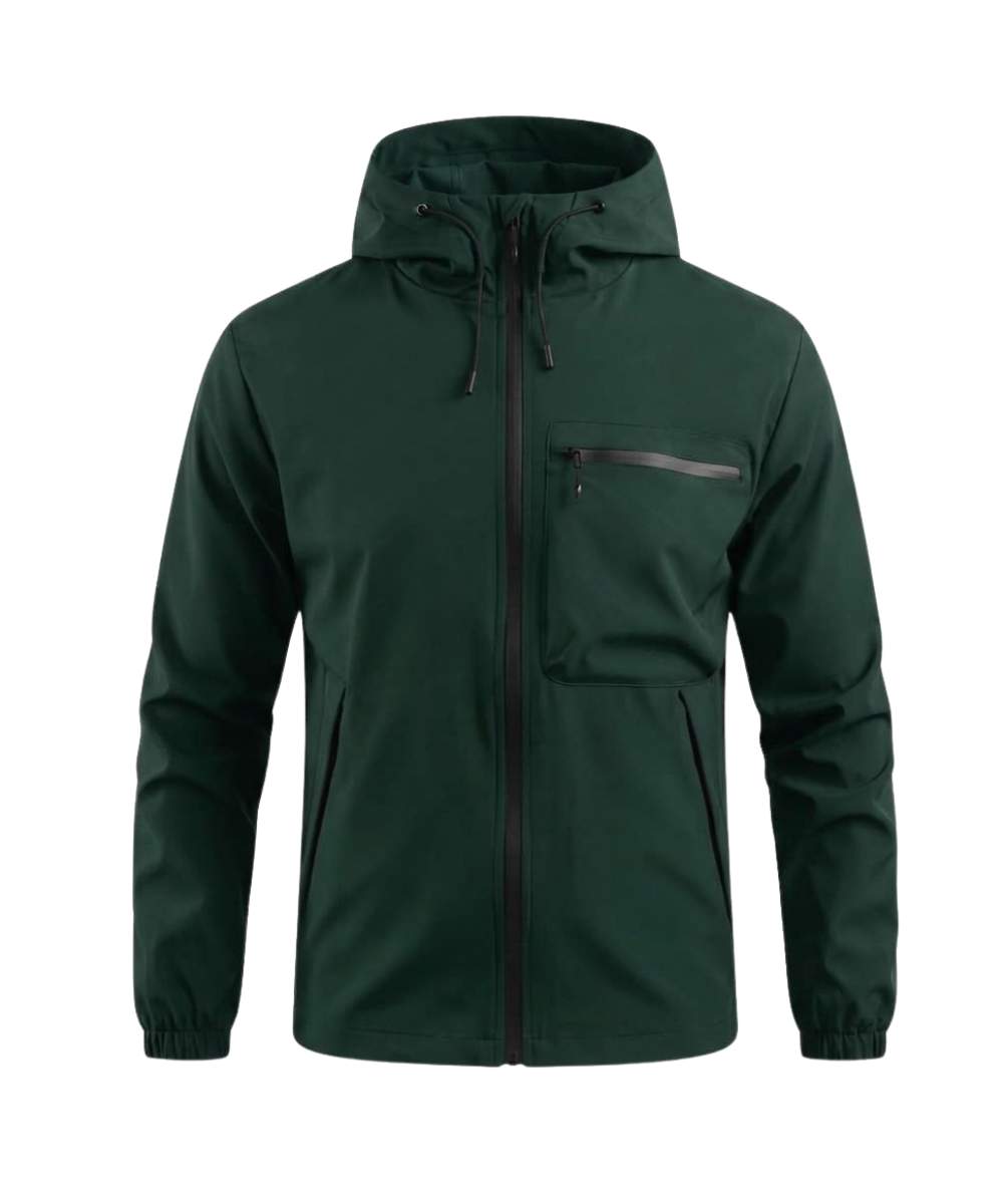 Chaqueta casual con capota