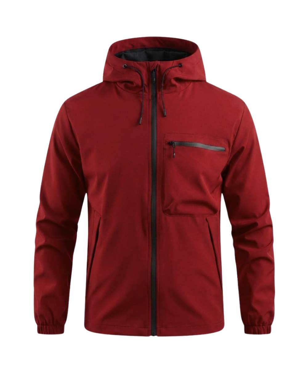 Chaqueta casual con capota
