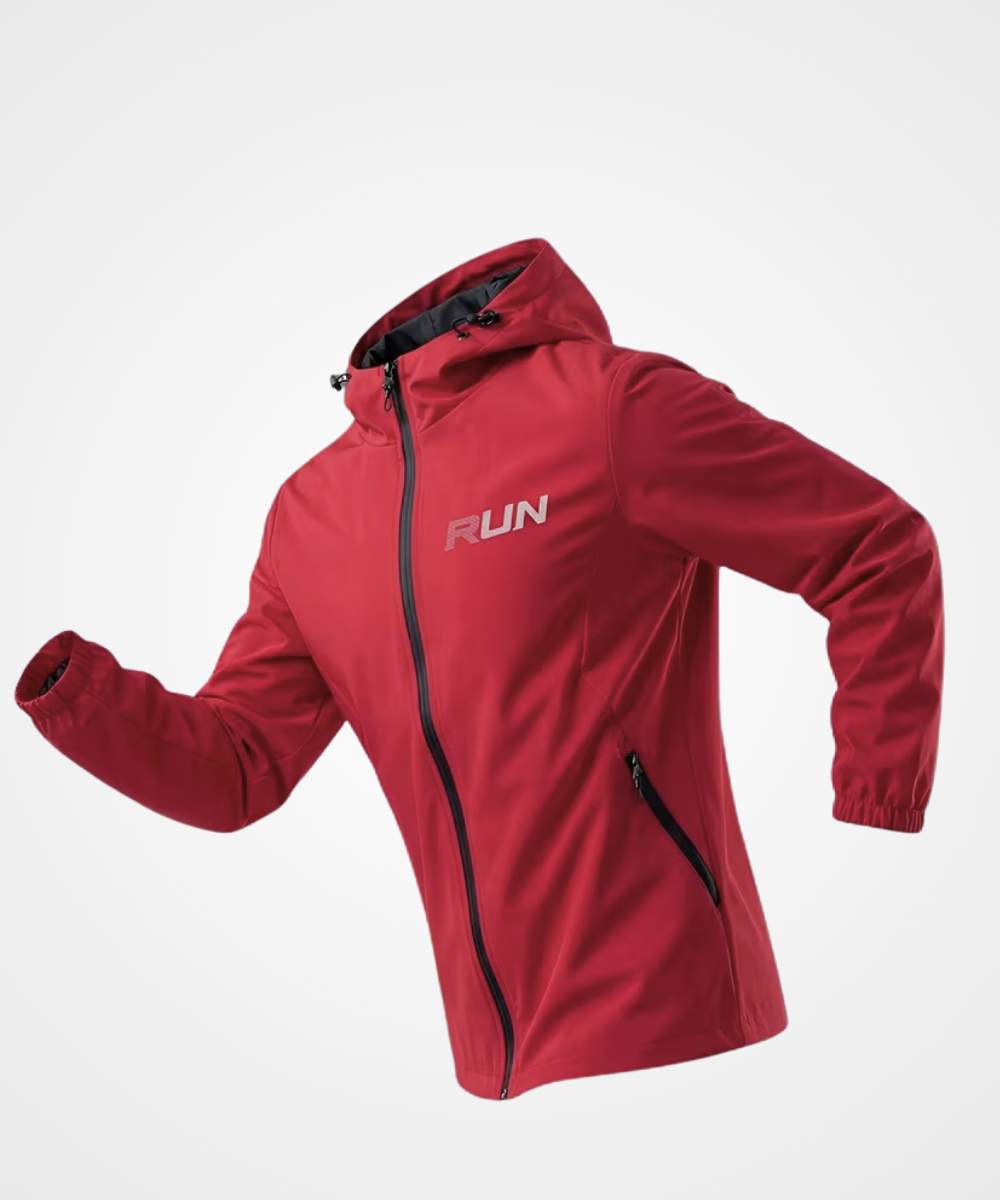 Chaqueta Run Hecha en material repelente al agua