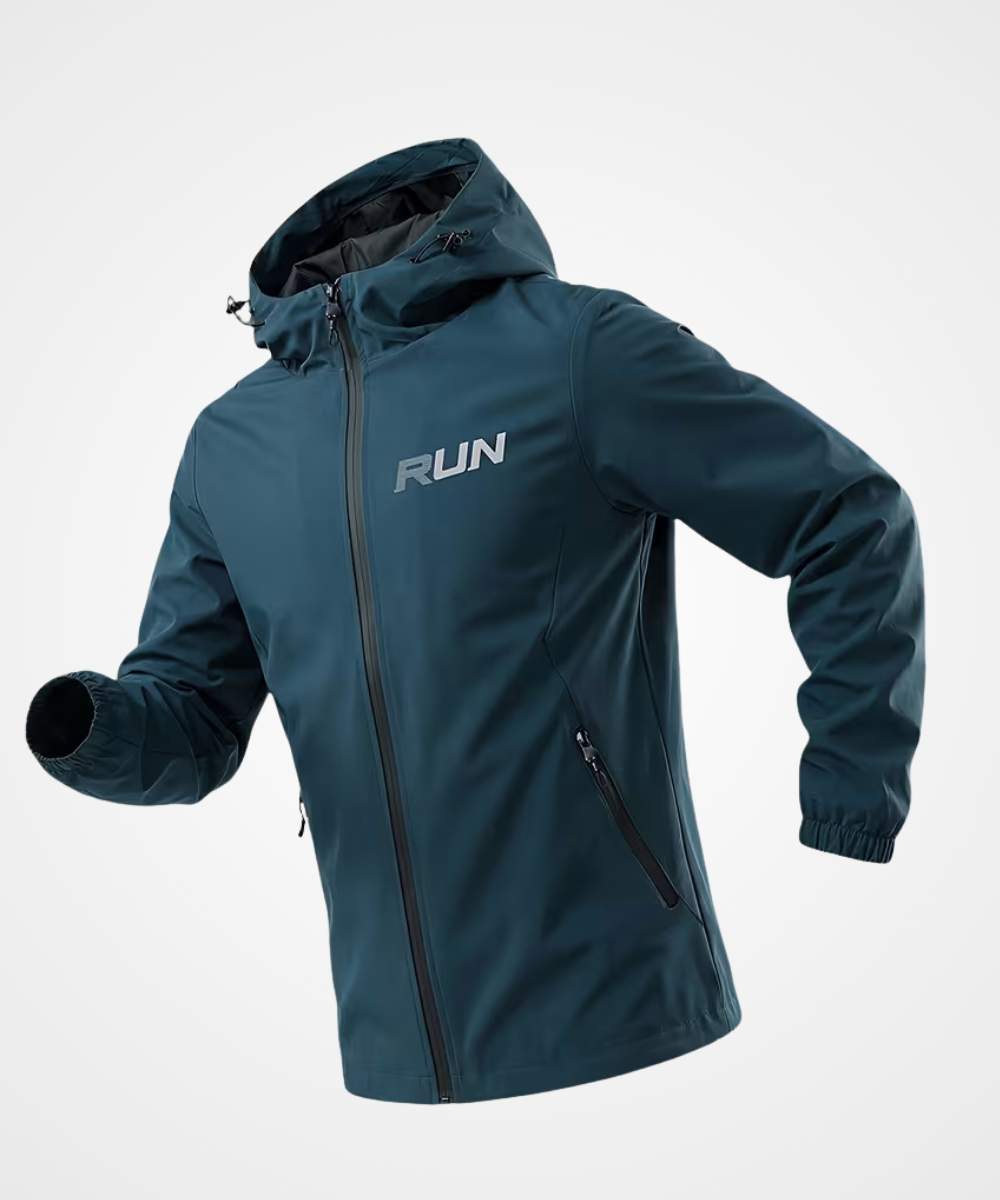 Chaqueta Run Hecha en material repelente al agua