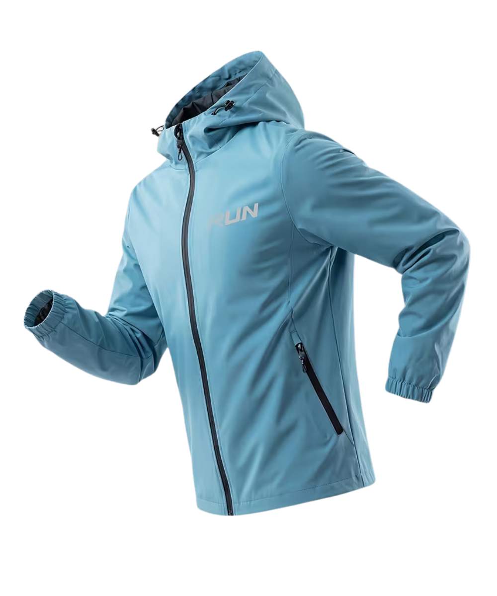 Chaqueta Run Hecha en material repelente al agua